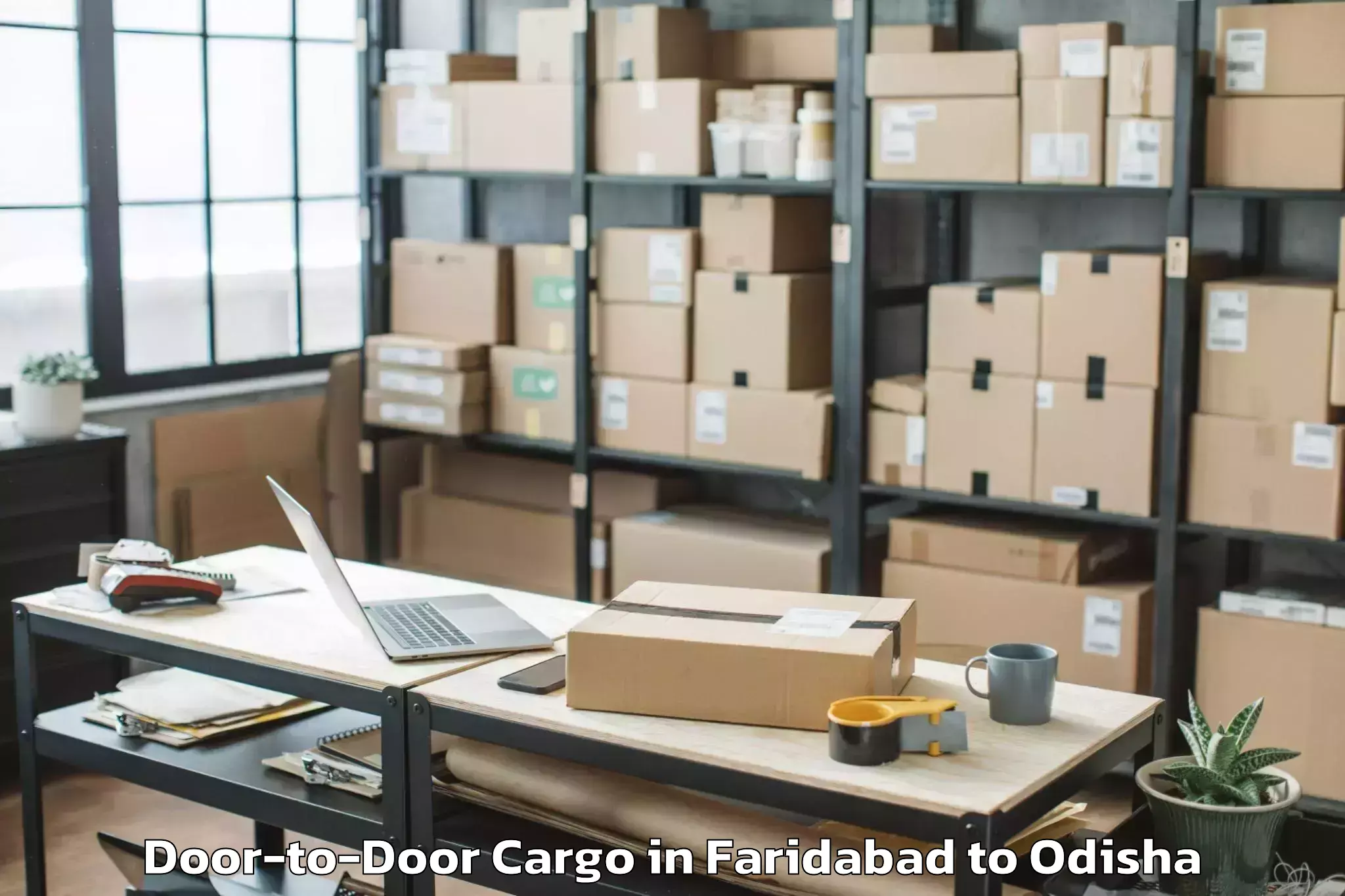 Expert Faridabad to Daspalla Door To Door Cargo